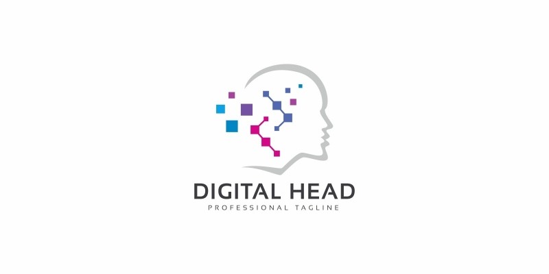 Digital Head Logo