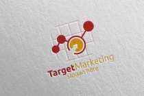 Target Marketing Financial Advisor Logo Design Screenshot 1