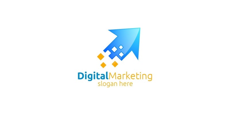 Digital Marketing Financial Advisor Logo Design