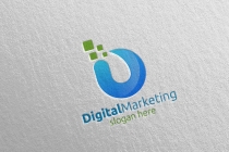 Digital Marketing Financial Advisor Logo Design Screenshot 1