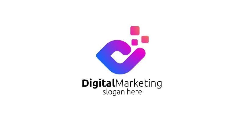 Digital Marketing Financial Advisor Logo Design