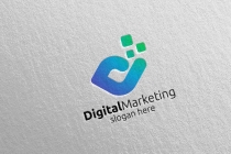 Digital Marketing Financial Advisor Logo Design Screenshot 1