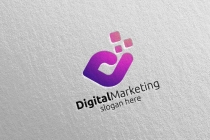 Digital Marketing Financial Advisor Logo Design Screenshot 4
