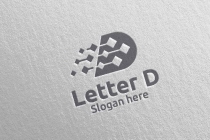 Letter D For Digital Marketing Financial Logo Screenshot 3