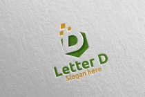 Letter D For Digital Marketing Financial Logo Screenshot 4