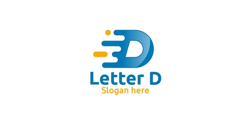 Letter D For Digital Marketing Financial Logo