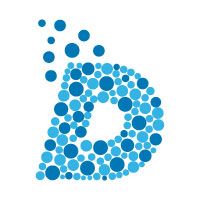 Bubble Letter D For Digital Marketing Logo