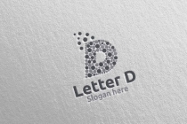 Bubble Letter D For Digital Marketing Logo Screenshot 3