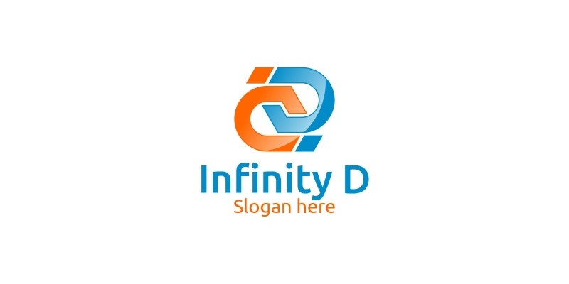 Infinity Letter D for Digital Marketing Logo