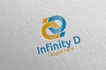 Infinity Letter D for Digital Marketing Logo Screenshot 1