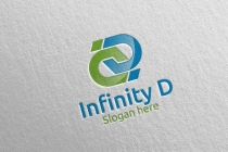 Infinity Letter D for Digital Marketing Logo Screenshot 4