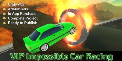 VIP Impossible Car Racing  - Unity Project Game