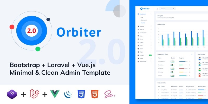 Orbiter - Bootstrap Admin Template