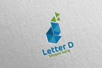 Digital Letter D Logo Design  Screenshot 1