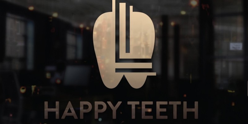 L letter Tooth logo