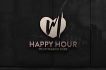 M letter heart logo Screenshot 1