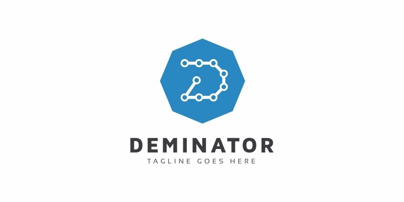 Deminator D Letter Logo