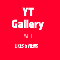 YouTube Gallery With Views and Likes Counter WP