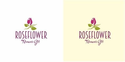Rose Flower Logo