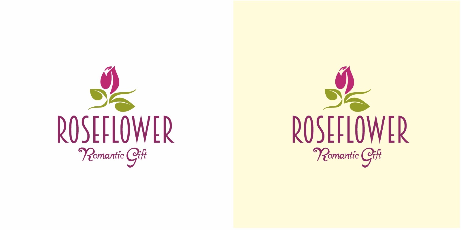 Rose Flower Logo