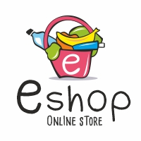 E Shop Online Store Logo