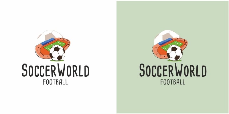 Soccer World Football Logo