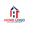 Letter H Home Vector Logo Design
