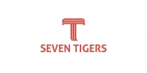 Seven Tigers Letter T Logo Template Screenshot 1