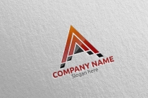 Arrow Letter A Logo Design Screenshot 1