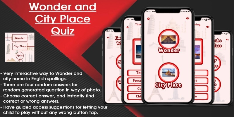 Wonder And City Place Quiz iOS SWIFT