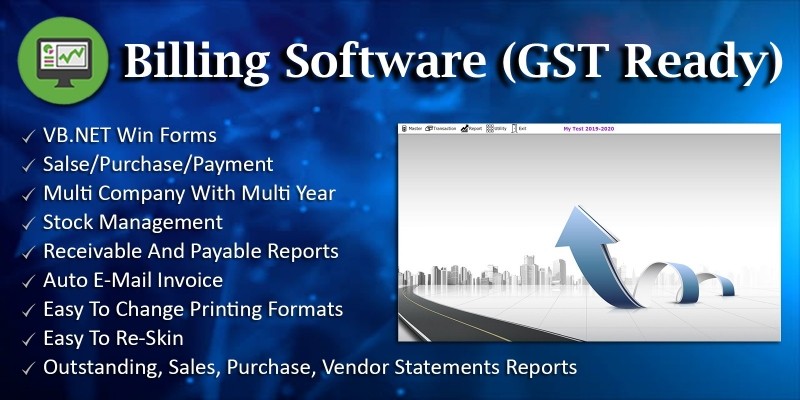 Billing Software GST - VB.NET Win Forms