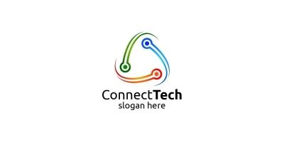 Technology Logo And Electronic