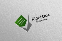 Document Sheets Logo Template Screenshot 1