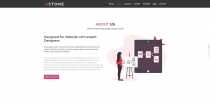 Gstone - Responsive Bootstrap 4 One Page Portfolio Screenshot 4