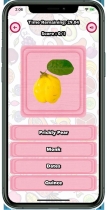 Fruits Quiz Guess iOS SWIFT Screenshot 3
