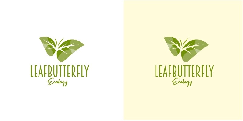 Leaf Butterfly Logo