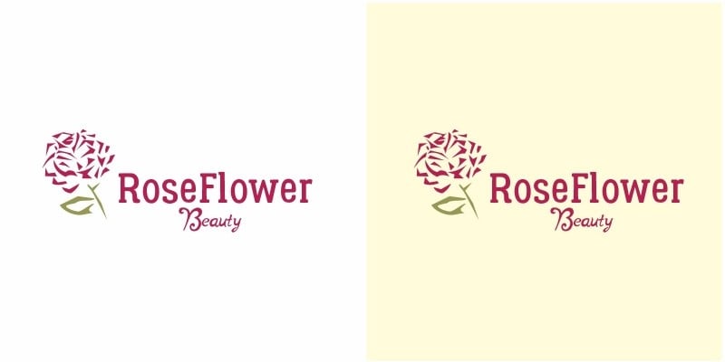 Rose Flower Logo