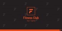 F Letter Fitness  Logo Template Screenshot 1