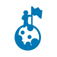 Space Cosmos Astronaut logo