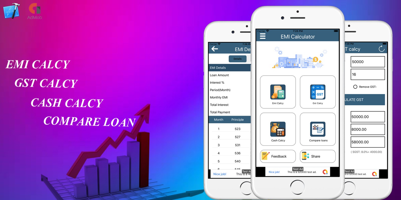 EMI Calculator And GST Calculator iOS