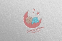 Cute Baby Sleep Logo Design for Babyshop Screenshot 2