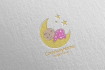 Cute Baby Sleep Logo Design for Babyshop Screenshot 4