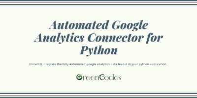 Automated Google Analytics Connector For Python