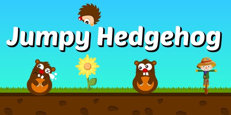 Jumpy Hedgehog - Construct 3 Game Complete Project