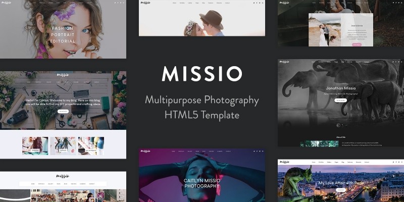 Missio - Photography HTML Template
