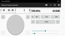 Ultrasonic Frequency Generator Android Application Screenshot 5