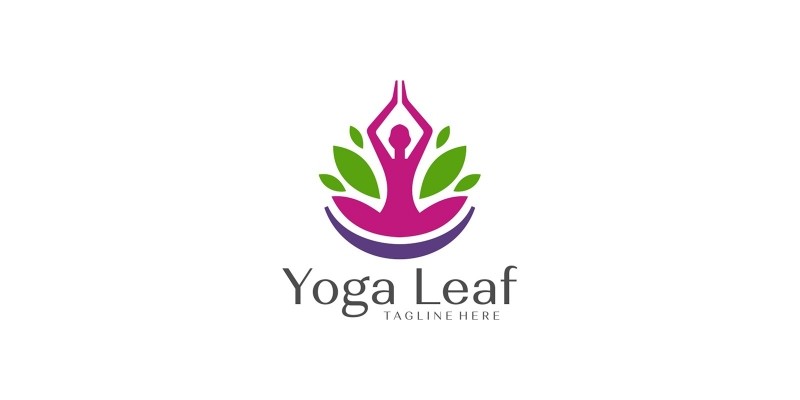 Meditation Leaf Logo