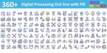  Digital processing Vector icon Screenshot 1