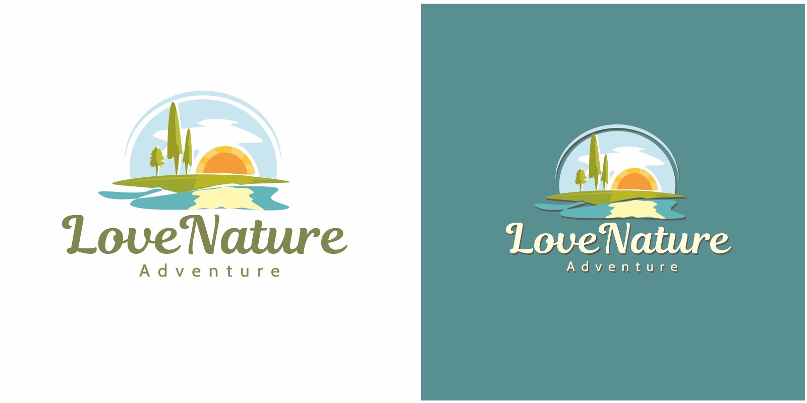 Human Idea Logo, Nature Lover Logo Template - TemplateMonster