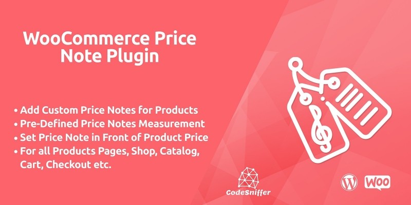 WooCommerce Price Note Plugin 